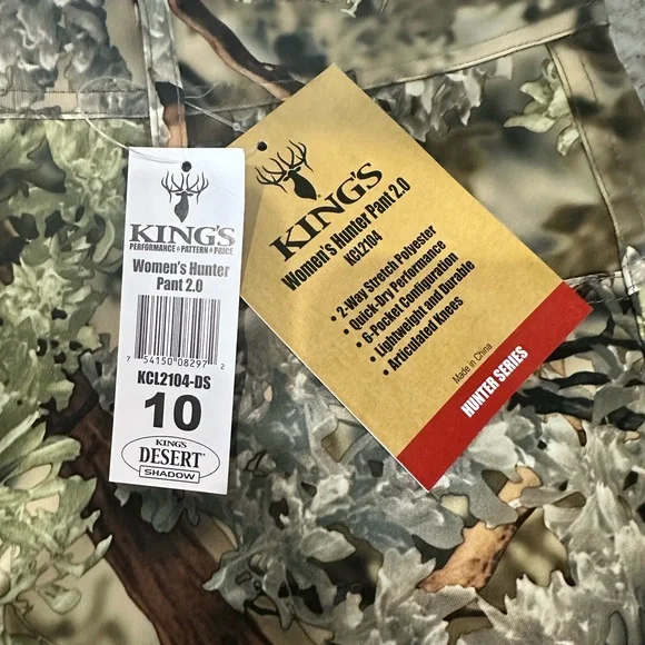 King’s Women’s Hunter Pant 2.0 size 10 ladies Desert Shadow - Picture 3 of 3